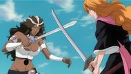 Franceska Mila Rose fighting against Rangiku as seen in the Bleach anime (Image credit: Studio Pierrot)